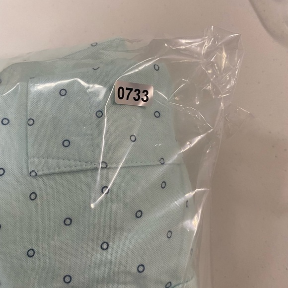 Goodfellow Shirt Button-up Long Sleeve Blue XXL Slim New - Picture 14 of 14